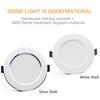 1 Stück LED Einbaustrahler AC90V-260V Einbau Rund Deckenleuchte Schlafzimmer Innen Wohnzimmer Für Heimdekor Beleuchtung LED Spotlampe
