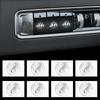 2/5/10pc 3D Metal Car Emblem Sticker Decor Badge Decal Interior Styling  For 147 159 156 Giulietta Giulia Mito Spider