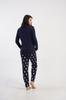 Women's Cotton Pajama Long Pants and Sleeve Comfortable L Vienetta Warm