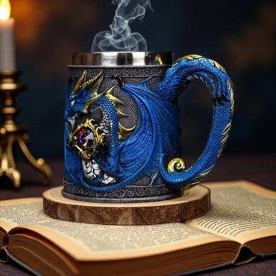 Juego de Tronos Creativo Bar Gran Capacidad Acero Inoxidable Jarra de Cerveza Vintage Marca Rara Taza