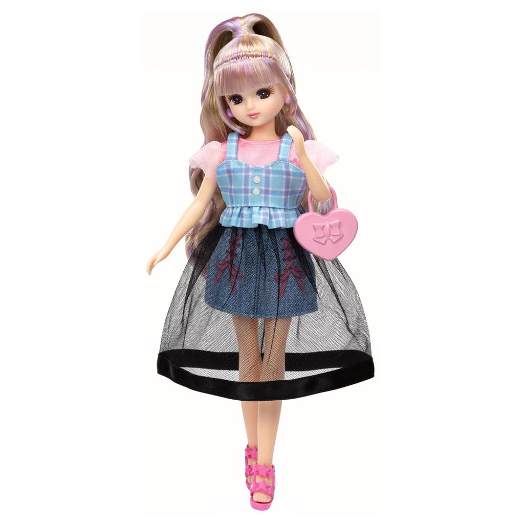 TAKARA TOMY Doll Coordination Gift Pretend Play Toy for Ages 3 and Up Licca-chan LD-03 Licca-chan 1-Week Set, Dress-Up