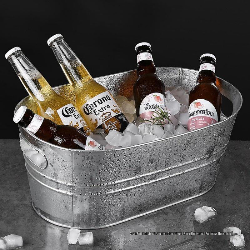 Großer Eisbehälter für Wein, Champagner und Bier