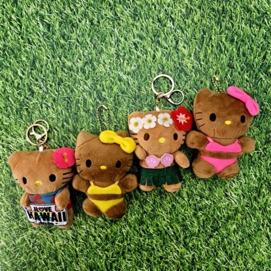 All of Home Hawaiian Tanning Kitty Doll Keyring Cat Keyring Bag Ring, a popular character in Korea