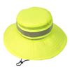 Safety Work Cap Fluorescent Summer Brim Hat for Workers DD-13174