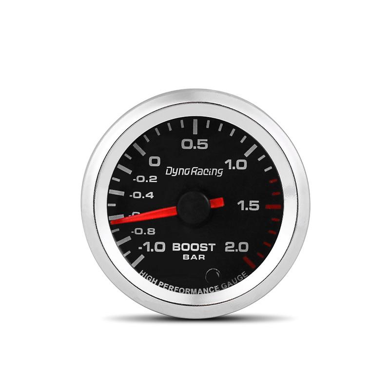 7 Colors Pointer Boost Gauge 2 52mm 12V Turbo Boost Gauge Bar With Stepper Motor