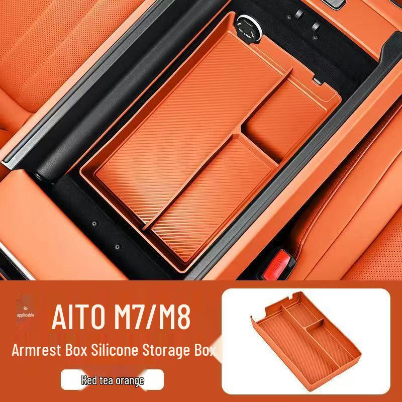 Silicone Armrest Storage Mat for 26 AITO M7/M8 Models