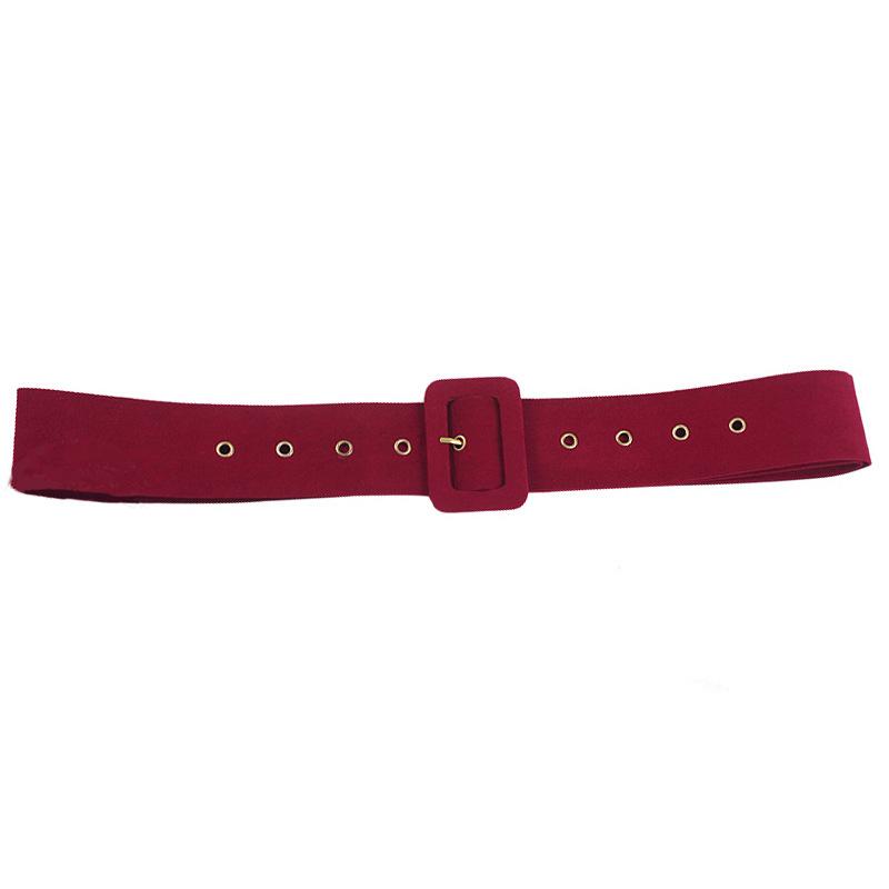 Soft Velvet Belt with Pin for Women and Men