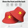 Viet Nam Custom Made Name badge Team Logo Bucket Cap Vnm Country Travel Vietnam Nation Vietnamese Flag Photo Fisherman Hats