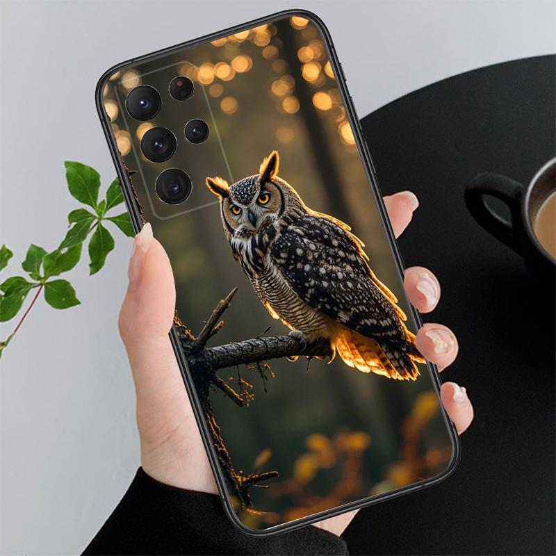 

Phone Case For Samsung A55 A16 A56 A36 A35 A15 A53 A54 A33 A34 A25 A05S A52 A52S A14 A26 A71 Owls Animal A25