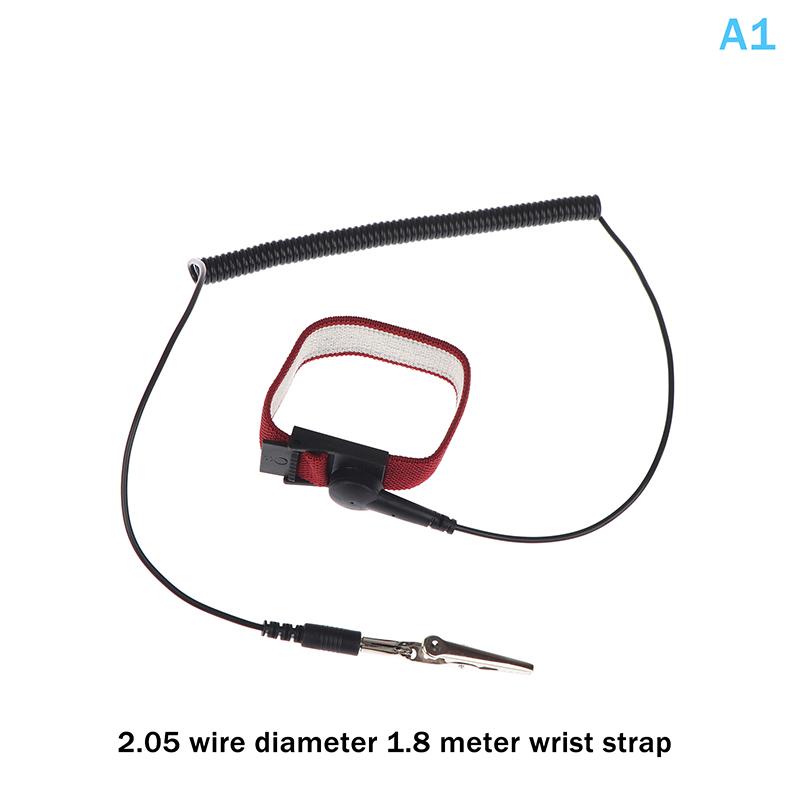 

Anti Static Bracelet Electrostatic Wired Adjustable Esd Discharge Cable Wrist Band Strap Hand With Spare Wristband A1