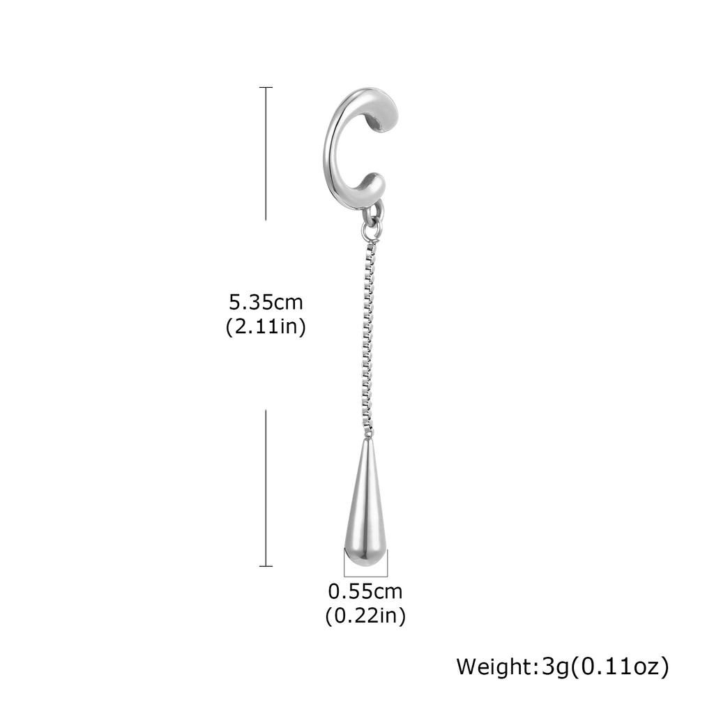 Pendientes de Aro Punk de Moda sin Perforar con Clip para Hombres Mujeres, Brazalete de Oreja Magnético Pequeño, Clip para Hélice de Oreja Genial Hip Hop Unisex
