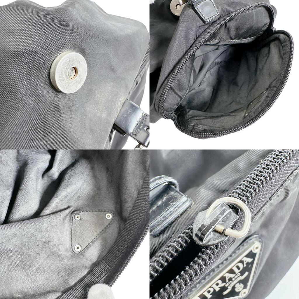 PRADA Backpack Backpack Backpack · Daypack Nylon black Women B4650 Used