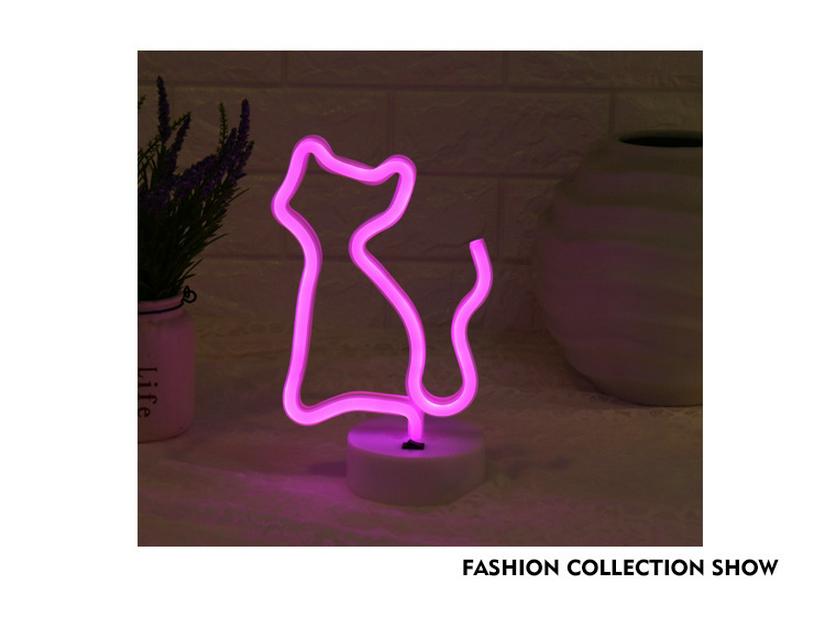 Creative LED Heart Neon Light - Romantic Atmosphere Table Lamp for Bedroom Decor