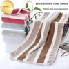 Bath Towel Wrapped In Thick and Enlarged Absorbent Face Wash, Home Wide Striped Coral Fleece Towel Set