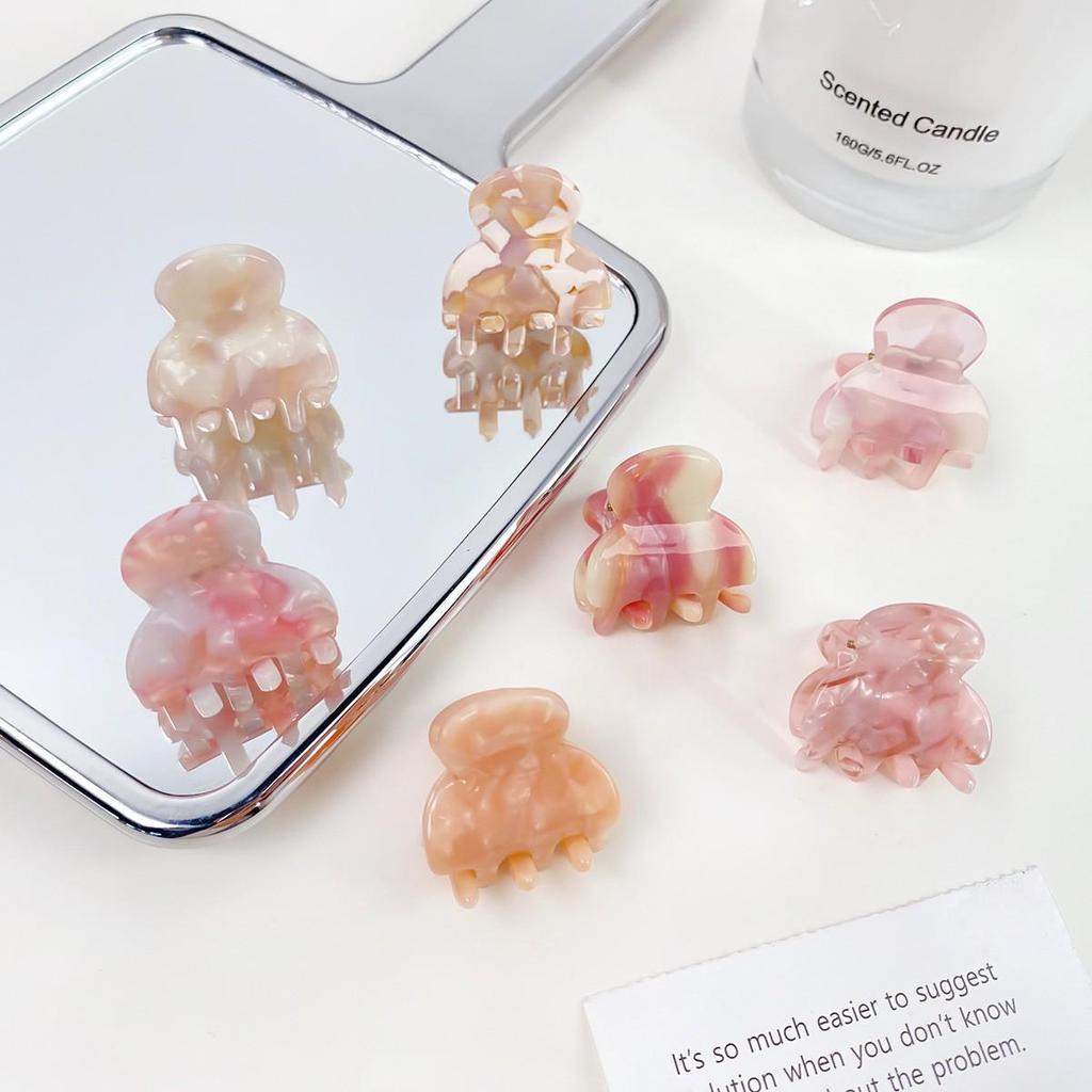 Korean Dopamine Mini Claw Clip: Cute Hair Accessories for Women & Children