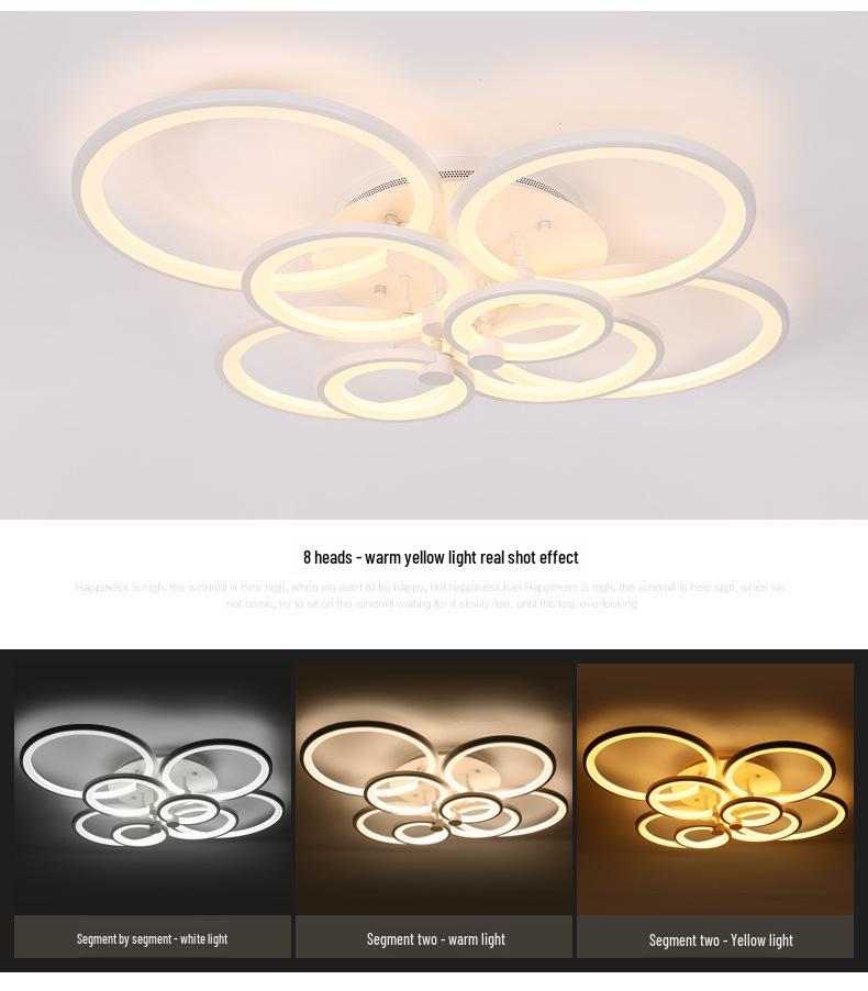 Modern Minimalist Ceiling Lamp for Living Room, Bedroom, or Restaurant