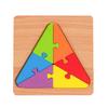 Vysoce kvalitní dřevěné geometrické tvary Rané poznávání Puzzle Deska Matematická hra Montessori Dětské učení Vzdělávací Pro děti Hračky