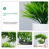 Künstliche Grüne Pflanzen Bonsai Tisch Topfpflanzen Ornamente Simulation Topfpflanzen Kunstblumen für Hotel Büro Zuhause Gartendekor