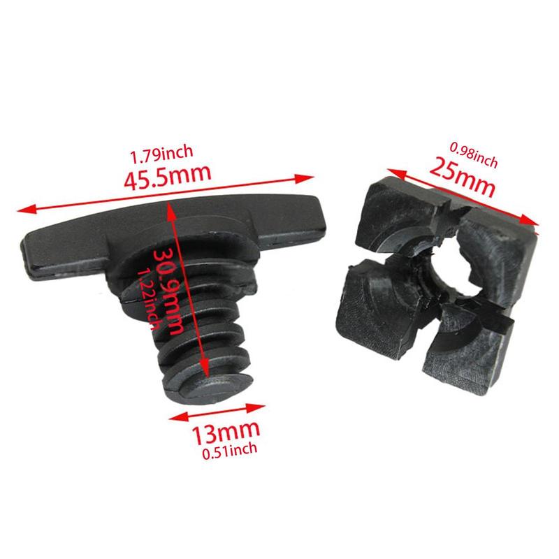 Trunk Seal Screw 71111179444 High Performance Replaces Professional 71111179445 for BMW 3Series E31 E34 E39 E46