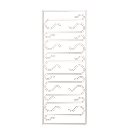 100 Pcs S-Shaped Hooks Christmas Stockings Bells Gifts Hanger Jewelry Photos Hanging Holder for Holiday Tree Decor