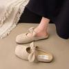Dámské Baleríny Pantofle Semišové Módní Muly Boty Nové Slingback Sandály 2025Letní Ležérní Muly Žena Skluzavky Zapatos Mujer Mokasíny