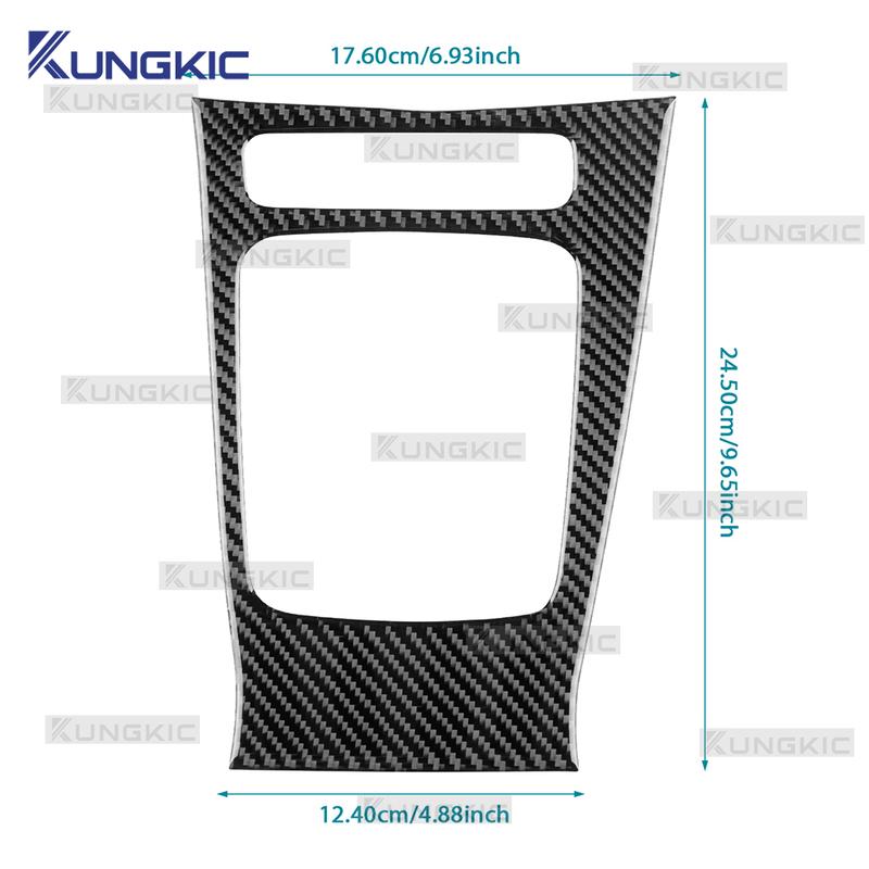 Real Soft Carbon Fiber For Opel Zafira B 2004 2005 2006 2007 2008 2009 2010 LHD Car Automatic Gear Shift Frame Trim Sticker
