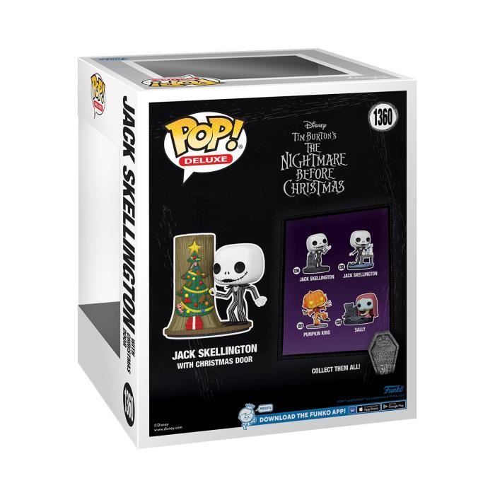 Figurine Jack (avec porte de Noël) - Funko Pop! Deluxe - The Nightmare Before Christmas 30ème anniversaire
