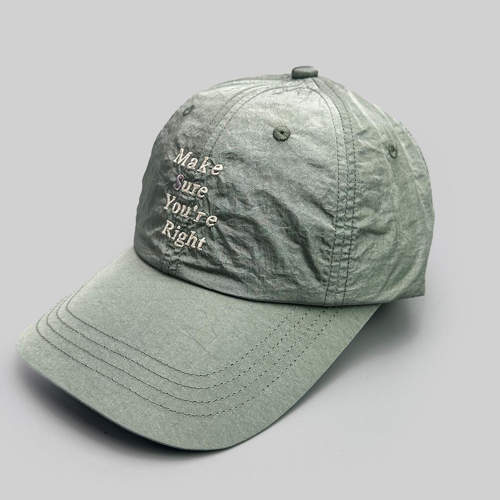 Embroidery Colored Small Letters Quick-Drying Baseball Cap Men'S And Women'S Sunshade Casual Shopping Cap