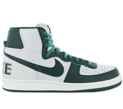Terminator High - Scarpe Sneakers Uomo Pelle Bianco-Verde FD0650-100 ORIGINALE