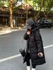 Over the knee hooded down cotton-padded clothes for women's winter new loose cotton-padded clothes jacket thickened warm cotton-padded jacket
