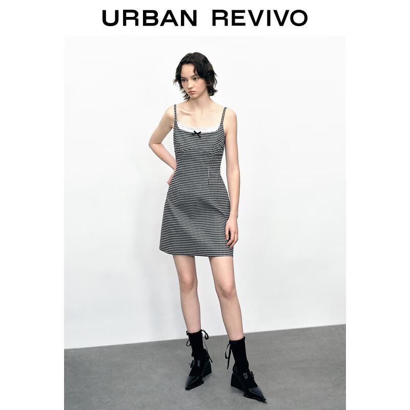 

Женское ретро платье-майка в клетку UR M