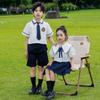 Soft Cotton Kindergarten Graduation Outfit For Boys And Girls Stylish Two-piece Set