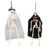 Realistic Plastic Skeleton Bride/Groom Skull Halloween Decoration For Indoor Outdoor Party Scary Theme Events