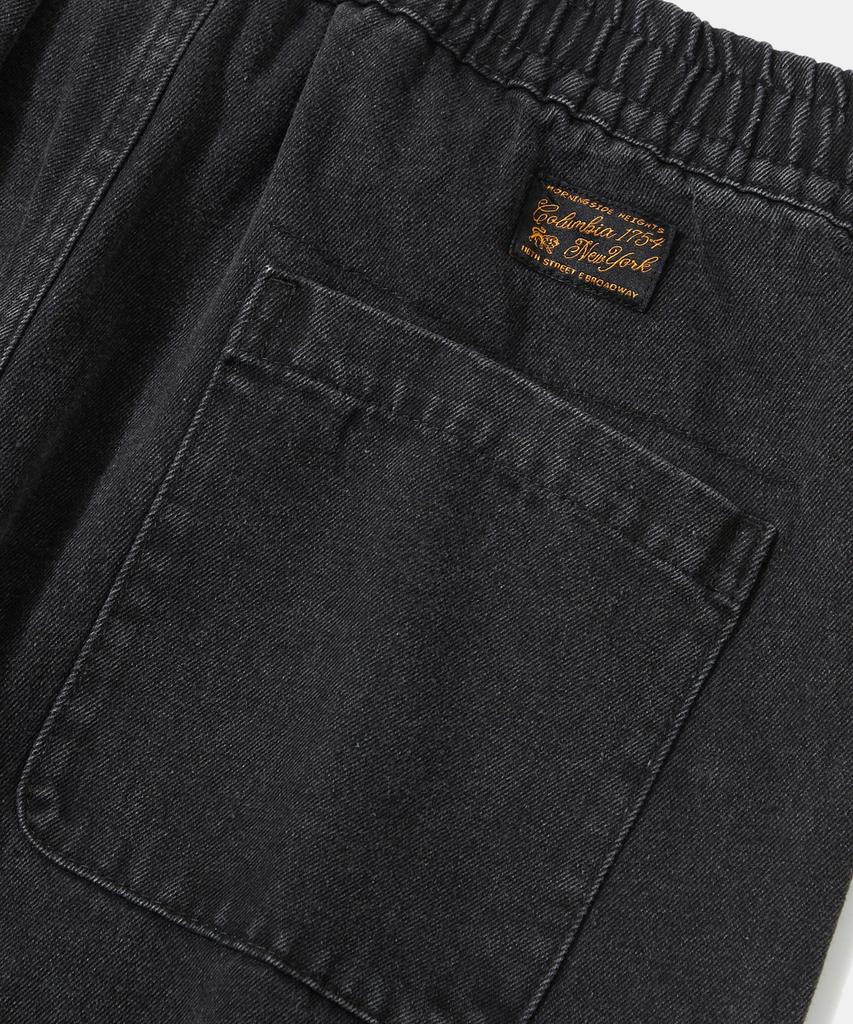COLUMBIA UNIVERSITY M-Label Loose-Fit Pintuck Denim Pants_Gray Jean