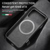 100% Italienisches Alcantara Magnetische Hülle für iPhone 17 Pro Max Air Luxus Magsafe Hülle Leder Handyhüllen für iPhone 17Pro 17Air