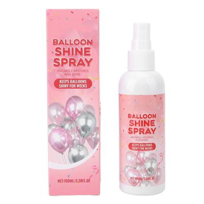 2 Pcs Balloon Shine Spray 100ml Easy To Apply Latex Balloon Spray for Party Wedding Holiday