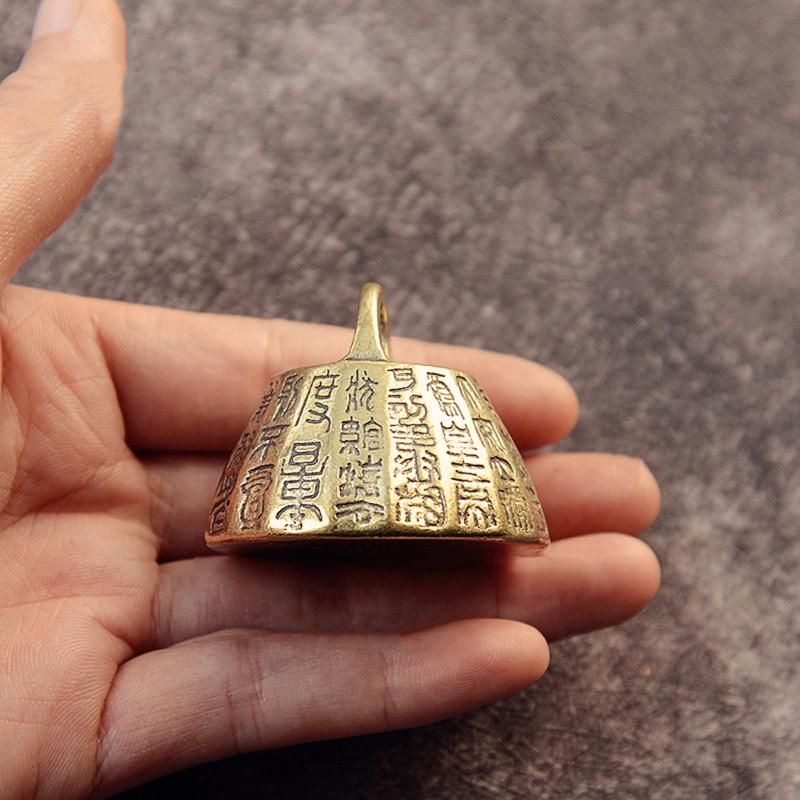 KX4B Цельная Латунь Тяжелый Вес Древнекитайские Фигурки Украшение Рабочий Стол Пресс-папье Офис Домашний Декор Ремесло China Mainland