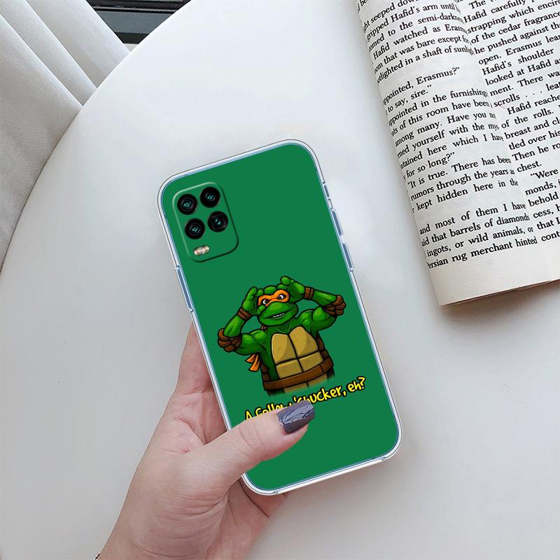 QE27 TMNT Transparent Phone Case for Motorola Moto G7 G8 G9 G84 G85 G73 G24 G15 Z2 Play Power Plus