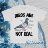 New Drone Conspiracy Theory Birds Are Logo American T-Shirt Funny Size S To 5XL