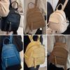 MYSKUFT Mini Town Travel Large PU Mom Business Backpack Women's Backpack, Backpack, Backpack, Capacity, Leather, Small, Casual, Backpack, (Yellow)