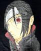 [USED] Extremely rare Naruto Itachi anime T-shirt, size XL