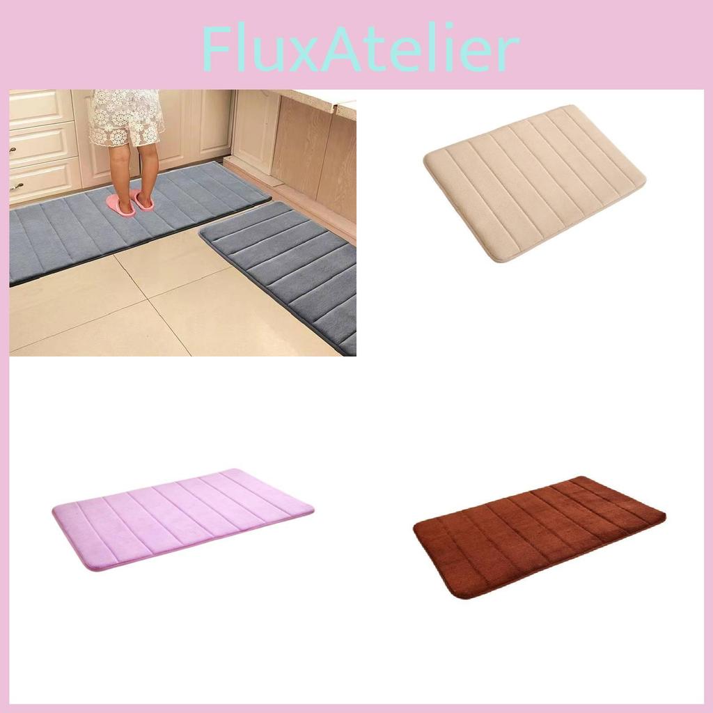 Soft Foam Memory Bath Mats Non Slip Absorbent Bathroom Rugs Extra Kitchen Mat