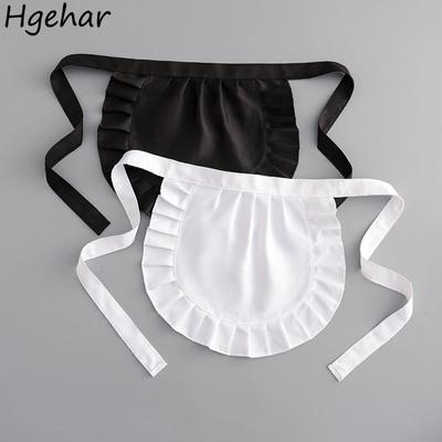Kurze Schürzen Niedliche Haushaltsküche Kochen Backen Feste Schürze Niedliche Hausmädchen Lolita Dekoration Cosplay Kreative Pinafore Ins