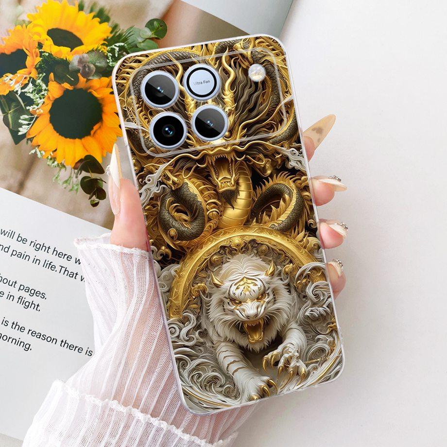 For Honor Win 5G Phone Case Soft Clear Silicone Back Cover Butterfly Dragon Cat Floral Cartoon Painting Bumper HonorWin Fundas