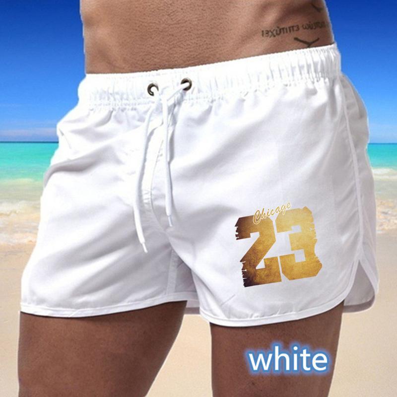2025 Summer New Men's Quick-Drying Swim Trunks Sports Pants Swimwear Beach Shorts Jogging Shorts Digital Printing