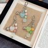 Cute Shape Pendant Beaded Design Backpcak Hanging Piece Bag Charm Car Trend Accessories Gift A710 Bag Charm