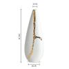 Nordic Small Mouth Vase, Home Decoration, Ceramic, Arts and Crafts, White Flower Vases, Centerpieces for Weddings, Accessories