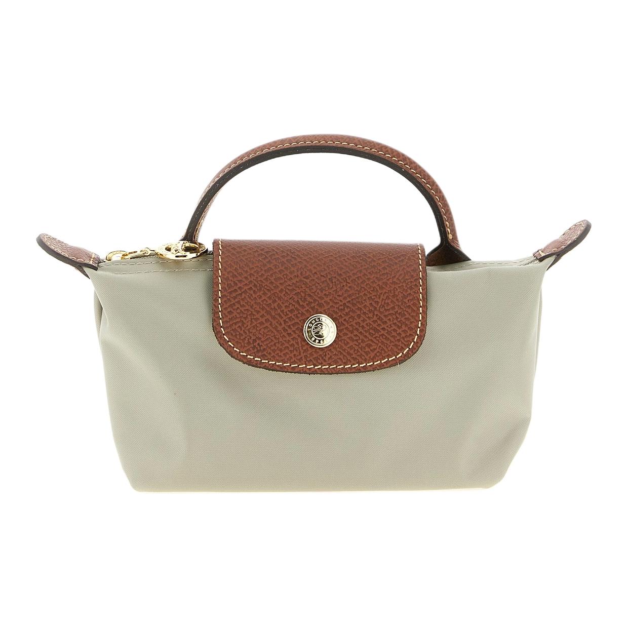 

Longchamp Le Pliage Original Zipper Closure Snap Fastening Foldable Small Bag Women Handbags Pebble 34175089349 Basic Set (Bag)
