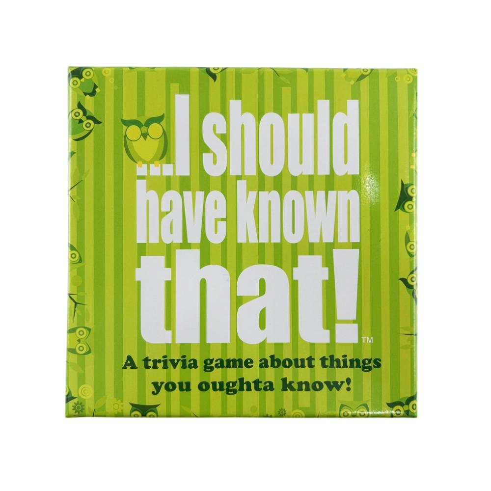 The Hygge Game I Should Have Known That Trivia Game Cards Green Board Deck Things They Don't Teach You In School