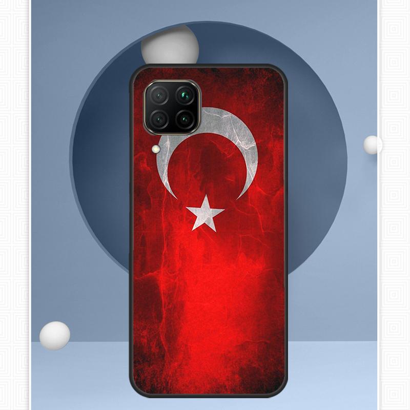 Cool Turkey Flag For Huawei Nova Y91 Y60 Y70 Y72 Y90 Y61 12s 12i 11i 8i 10 9 SE P20 P40 Lite P30 P60 Pro Case